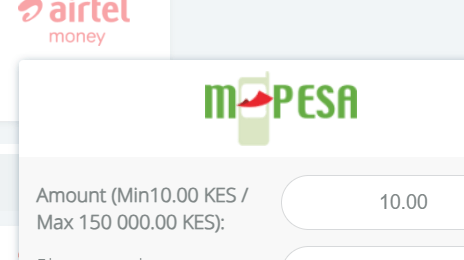 Minimum and maximum deposit amounts at 22Bet Kenya